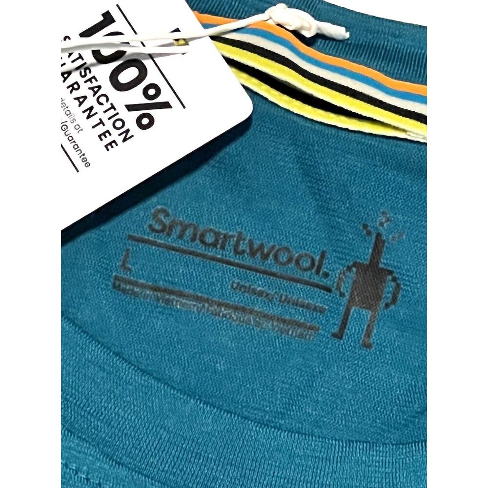 Smartwool Moonlight Desert Graphic T-Shirt Tee Size L Short Sleeve Grn Blu NWT - Picture 7 of 14